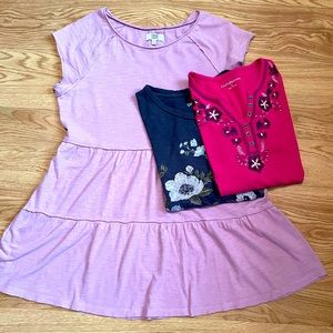 3Piece Short Sleeve Bohemian Bundle, Comfy Cotton, AEO, True Craft, C&B